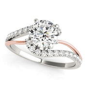 Bids.com 14k White And Rose Gold Bypass Shank Diamond Engagement Ring (1 1/3 cttw) Rings White Smoke 3 / White & Rose Gold,3.5 / White & Rose Gold,4 / White & Rose Gold,4.5 / White & Rose Gold,5 / White & Rose Gold,5.5 / White & Rose Gold,6 / White & Rose Gold,6.5 / White & Rose Gold,7 / White & Rose Gold,7.5 / White & Rose Gold,8 / White & Rose Gold,8.5