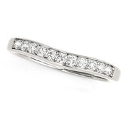 Bids.com 14k White Gold Curved Diamond Wedding Band (1/4 cttw) Rings White Smoke 3 / White Gold,3.5 / White Gold,4 / White Gold,4.5 / White Gold,5 / White Gold,5.5 / White Gold,6 / White Gold,6.5 / White Gold,7 / White Gold,7.5 / White Gold,8 / White Gold,8.5 / White Gold,9 / White Gold