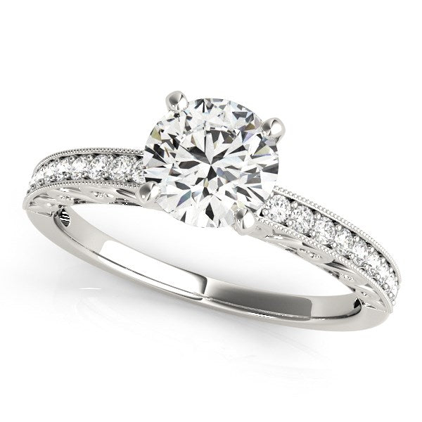 Bids.com 14k White Gold Antique Style Diamond Engagement Ring (1 1/8 cttw) Rings White Smoke 3 / White Gold,3.5 / White Gold,4 / White Gold,4.5 / White Gold,5 / White Gold,5.5 / White Gold,6 / White Gold,6.5 / White Gold,7 / White Gold,7.5 / White Gold,8 / White Gold,8.5 / White Gold,9 / White Gold