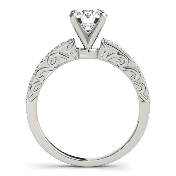 Bids.com 14k White Gold Antique Style Diamond Engagement Ring (1 1/8 cttw) Rings White Smoke 3 / White Gold,3.5 / White Gold,4 / White Gold,4.5 / White Gold,5 / White Gold,5.5 / White Gold,6 / White Gold,6.5 / White Gold,7 / White Gold,7.5 / White Gold,8 / White Gold,8.5 / White Gold,9 / White Gold