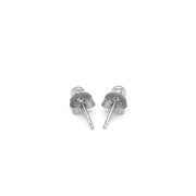 Bids.com 14k White Gold Spherical Stud Earrings (3.0 mm) Earrings White Smoke White Gold