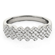 Bids.com Diamond Studded Wide Multi-Diagonal Pattern Ring in 14k White Gold (5/8 cttw) Rings White Smoke 3 / White Gold,3.5 / White Gold,4 / White Gold,4.5 / White Gold,5 / White Gold,5.5 / White Gold,6 / White Gold,6.5 / White Gold,7 / White Gold,7.5 / White Gold,8 / White Gold,8.5 / White Gold,9 / White Gold