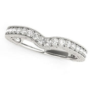 Bids.com 14k White Gold Bead Border Curved Diamond Wedding Band (1/4 cttw) Rings White Smoke 3 / White Gold,3.5 / White Gold,4 / White Gold,4.5 / White Gold,5 / White Gold,5.5 / White Gold,6 / White Gold,6.5 / White Gold,7 / White Gold,7.5 / White Gold,8 / White Gold,8.5 / White Gold,9 / White Gold