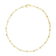 Bids.com 14k Yellow Gold High Polish Jax Link Chain (5.9mm) Necklaces White Smoke 18 / Yellow Gold