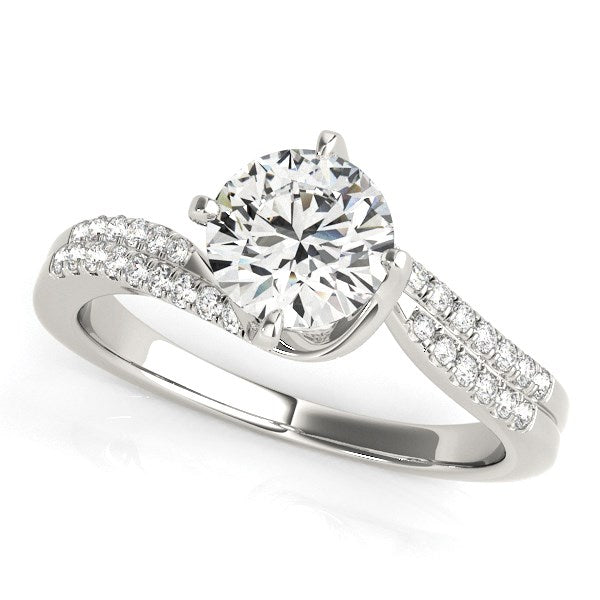 Bids.com 14k White Gold Spiral Design Pronged Diamond Engagement Ring (1 1/8 cttw) Rings White Smoke 3 / White Gold,3.5 / White Gold,4 / White Gold,4.5 / White Gold,5 / White Gold,5.5 / White Gold,6 / White Gold,6.5 / White Gold,7 / White Gold,7.5 / White Gold,8 / White Gold,8.5 / White Gold,9 / White Gold