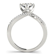 Bids.com 14k White Gold Spiral Design Pronged Diamond Engagement Ring (1 1/8 cttw) Rings White Smoke 3 / White Gold,3.5 / White Gold,4 / White Gold,4.5 / White Gold,5 / White Gold,5.5 / White Gold,6 / White Gold,6.5 / White Gold,7 / White Gold,7.5 / White Gold,8 / White Gold,8.5 / White Gold,9 / White Gold