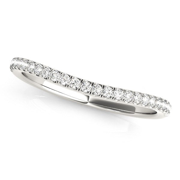 Bids.com 14k White Gold Pave Setting Style Curved Wedding Band (1/10 cttw) Rings White Smoke 3 / White Gold,3.5 / White Gold,4 / White Gold,4.5 / White Gold,5 / White Gold,5.5 / White Gold,6 / White Gold,6.5 / White Gold,7 / White Gold,7.5 / White Gold,8 / White Gold,8.5 / White Gold,9 / White Gold