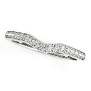 Bids.com 14k White Gold Curved Style Wedding Ring (1/4 cttw) Rings White Smoke 3 / White Gold,3.5 / White Gold,4 / White Gold,4.5 / White Gold,5 / White Gold,5.5 / White Gold,6 / White Gold,6.5 / White Gold,7 / White Gold,7.5 / White Gold,8 / White Gold,8.5 / White Gold,9 / White Gold