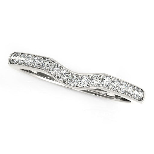 Bids.com 14k White Gold Curved Style Wedding Ring (1/4 cttw) Rings White Smoke 3 / White Gold,3.5 / White Gold,4 / White Gold,4.5 / White Gold,5 / White Gold,5.5 / White Gold,6 / White Gold,6.5 / White Gold,7 / White Gold,7.5 / White Gold,8 / White Gold,8.5 / White Gold,9 / White Gold