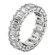 Bids.com Emerald Cut Lab Grown Diamond Eternity Ring in 14k White Gold (4 cttw FG/VS2) Rings White Smoke 4 / White Gold,4.5 / White Gold,5 / White Gold,5.5 / White Gold,6 / White Gold,6.5 / White Gold,7 / White Gold,7.5 / White Gold,8 / White Gold,8.5 / White Gold,9 / White Gold