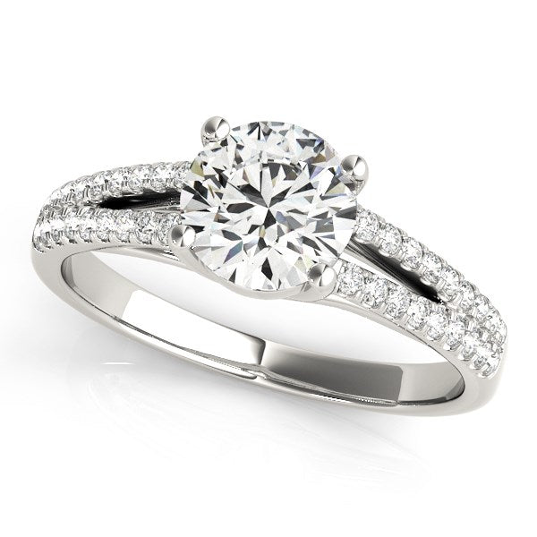 Bids.com 14k White Gold Split Shank Round Diamond Engagement Ring (1 1/8 cttw) Rings White Smoke 3 / White Gold,3.5 / White Gold,4 / White Gold,4.5 / White Gold,5 / White Gold,5.5 / White Gold,6 / White Gold,6.5 / White Gold,7 / White Gold,7.5 / White Gold,8 / White Gold,8.5 / White Gold,9 / White Gold