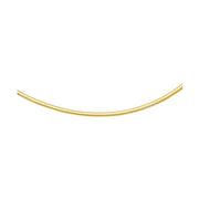 Bids.com 14k Yellow Gold Chain in a Classic Omega (3 mm) Necklaces White Smoke 16 / Yellow Gold,18 / Yellow Gold,20 / Yellow Gold