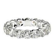 Bids.com Round Cut Lab Grown Diamond Eternity Ring in 14k White Gold (4 cttw FG/VS2) Rings White Smoke 4 / White Gold,4.5 / White Gold,5 / White Gold,5.5 / White Gold,6 / White Gold,6.5 / White Gold,7 / White Gold,7.5 / White Gold,8 / White Gold,8.5 / White Gold,9 / White Gold