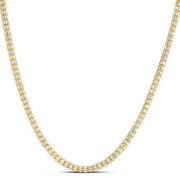 Bids.com Ice Barrel Chain in 14k Yellow Gold (3.23 mm) Necklaces White Smoke 18 / Yellow Gold,20 / Yellow Gold,22 / Yellow Gold,24 / Yellow Gold