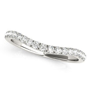 Bids.com 14k White Gold Pave Set Round Diamond Curved Wedding Band (1/4 cttw) Rings White Smoke 3 / White Gold,3.5 / White Gold,4 / White Gold,4.5 / White Gold,5 / White Gold,5.5 / White Gold,6 / White Gold,6.5 / White Gold,7 / White Gold,7.5 / White Gold,8 / White Gold,8.5 / White Gold,9 / White Gold