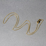 Bids.com 10k Yellow Gold Oval Cable Link Chain (0.97 mm) Necklaces Dark Gray 18 / Yellow Gold