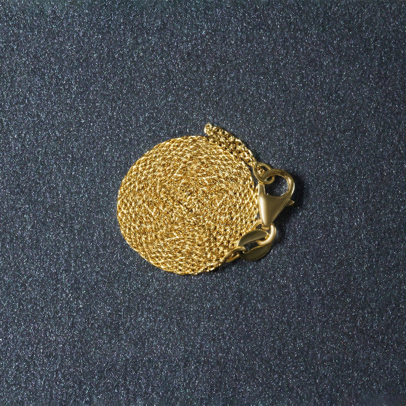 Bids.com 10k Yellow Gold Oval Cable Link Chain (0.97 mm) Necklaces Dark Slate Gray 18 / Yellow Gold