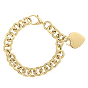 Bids.com 14k Yellow Gold 7 1/2 inch Rolo Link Bracelet (11.40 mm) Bracelets White Smoke 7.5 / Yellow Gold