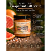 MION Artisan Soap Co. Himalayan Salt Grapefruit Scrub | Coarse Black