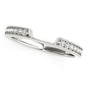 Bids.com 14k White Gold Curved Section Antique Style Diamond Wedding Band (1/8 cttw) Rings White Smoke 3 / White Gold,3.5 / White Gold,4 / White Gold,4.5 / White Gold,5 / White Gold,5.5 / White Gold,6 / White Gold,6.5 / White Gold,7 / White Gold,7.5 / White Gold,8 / White Gold,8.5 / White Gold,9 / White Gold