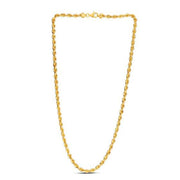 Bids.com 14k Yellow Gold Light Rope Chain (4.30 mm) Necklaces White Smoke 20 / Yellow Gold,22 / Yellow Gold,24 / Yellow Gold