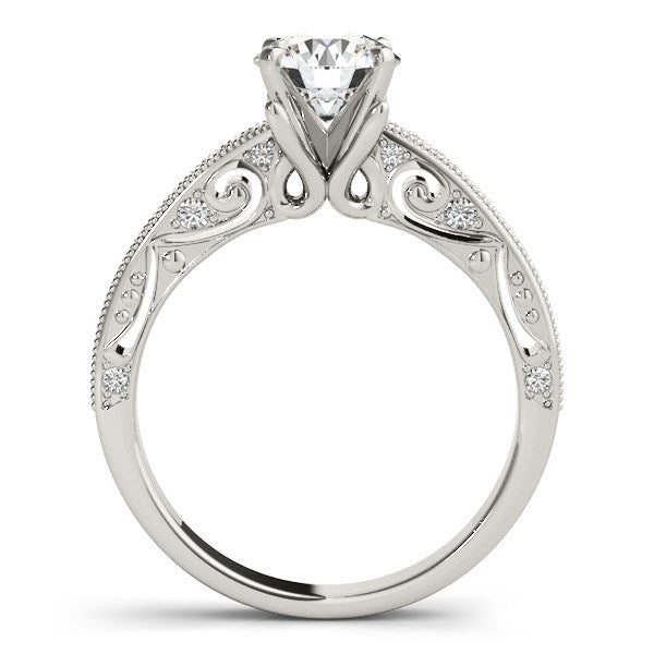 Bids.com 14k White Gold Antique Pronged Round Diamond Engagement Ring (1 1/8 cttw) Rings White Smoke 3 / White Gold,3.5 / White Gold,4 / White Gold,4.5 / White Gold,5 / White Gold,5.5 / White Gold,6 / White Gold,6.5 / White Gold,7 / White Gold,7.5 / White Gold,8 / White Gold,8.5 / White Gold,9 / White Gold