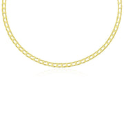 Bids.com 14k Yellow Gold Men's Necklace with Track Design Links Necklaces White Smoke 20 / Yellow Gold