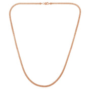 Bids.com Ice Barrel Chain in 14k Rose Gold (3.10 mm) Necklaces White Smoke 16 / Rose Gold,18 / Rose Gold,20 / Rose Gold,22 / Rose Gold
