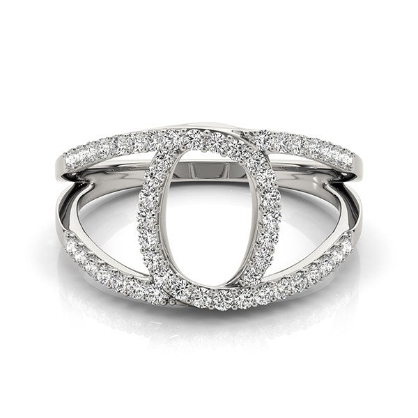 Bids.com 14k White Gold Diamond Loop Style Dual Band Ring (1/2 cttw) Rings White Smoke 3 / White Gold,3.5 / White Gold,4 / White Gold,4.5 / White Gold,5 / White Gold,5.5 / White Gold,6 / White Gold,6.5 / White Gold,7 / White Gold,7.5 / White Gold,8 / White Gold,8.5 / White Gold,9 / White Gold