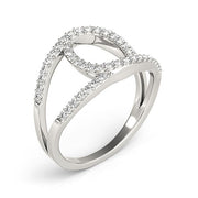 Bids.com 14k White Gold Diamond Loop Style Dual Band Ring (1/2 cttw) Rings White Smoke 3 / White Gold,3.5 / White Gold,4 / White Gold,4.5 / White Gold,5 / White Gold,5.5 / White Gold,6 / White Gold,6.5 / White Gold,7 / White Gold,7.5 / White Gold,8 / White Gold,8.5 / White Gold,9 / White Gold
