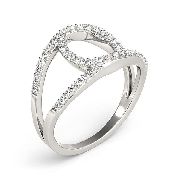 Bids.com 14k White Gold Diamond Loop Style Dual Band Ring (1/2 cttw) Rings White Smoke 3 / White Gold,3.5 / White Gold,4 / White Gold,4.5 / White Gold,5 / White Gold,5.5 / White Gold,6 / White Gold,6.5 / White Gold,7 / White Gold,7.5 / White Gold,8 / White Gold,8.5 / White Gold,9 / White Gold