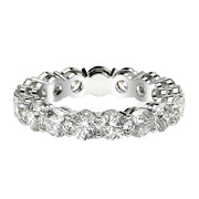 Bids.com Round Cut Lab Grown Diamond Eternity Ring in 14k White Gold (3 cttw FG/VS2) Rings White Smoke 4 / White Gold,4.5 / White Gold,5 / White Gold,5.5 / White Gold,6 / White Gold,6.5 / White Gold,7 / White Gold,7.5 / White Gold,8 / White Gold,8.5 / White Gold,9 / White Gold