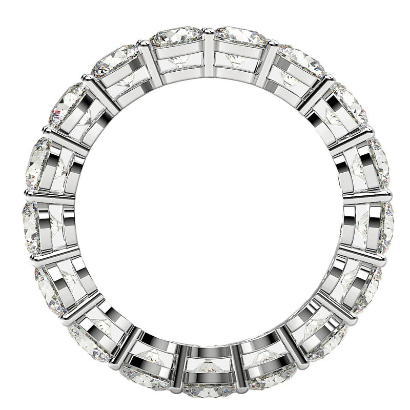 Bids.com Round Cut Lab Grown Diamond Eternity Ring in 14k White Gold (3 cttw FG/VS2) Rings White Smoke 4 / White Gold,4.5 / White Gold,5 / White Gold,5.5 / White Gold,6 / White Gold,6.5 / White Gold,7 / White Gold,7.5 / White Gold,8 / White Gold,8.5 / White Gold,9 / White Gold