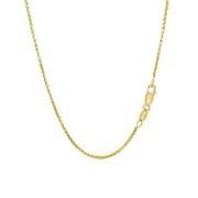 Bids.com 14k Yellow Gold Round Box Chain 1.35 mm Necklaces White Smoke 16 / Yellow Gold,18 / Yellow Gold,20 / Yellow Gold
