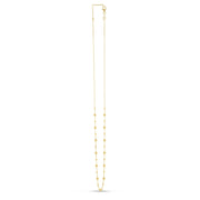 Bids.com 14k Yellow Gold Bead Necklace Necklaces White Smoke 18 / Yellow Gold