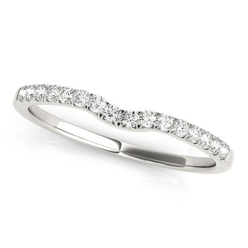 Bids.com 14k White Gold Curved Pave Setting Diamond Wedding Ring (1/8 cttw) Rings White Smoke 3 / White Gold,3.5 / White Gold,4 / White Gold,4.5 / White Gold,5 / White Gold,5.5 / White Gold,6 / White Gold,6.5 / White Gold,7 / White Gold,7.5 / White Gold,8 / White Gold,8.5 / White Gold,9 / White Gold