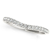 Bids.com 14k White Gold Round Pave Setting Curvy Diamond Wedding Band (1/4 cttw) Rings White Smoke 3 / White Gold,3.5 / White Gold,4 / White Gold,4.5 / White Gold,5 / White Gold,5.5 / White Gold,6 / White Gold,6.5 / White Gold,7 / White Gold,7.5 / White Gold,8 / White Gold,8.5 / White Gold,9 / White Gold