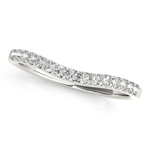 Bids.com 14k White Gold Round Pave Setting Curvy Diamond Wedding Band (1/4 cttw) Rings White Smoke 3 / White Gold,3.5 / White Gold,4 / White Gold,4.5 / White Gold,5 / White Gold,5.5 / White Gold,6 / White Gold,6.5 / White Gold,7 / White Gold,7.5 / White Gold,8 / White Gold,8.5 / White Gold,9 / White Gold