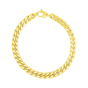Bids.com 14K Yellow Gold Cuban Link Bracelet Bracelets White Smoke 7.25 / Yellow Gold