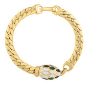 Bids.com 14k Yellow Gold Curb Link Bracelet (7.00 mm) Bracelets White Smoke 7.5 / Yellow Gold