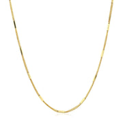 Bids.com Diamond Cut Bar Links Pendant Chain in 14k Yellow Gold (1.3mm) Necklaces White Smoke 16 / Yellow Gold,18 / Yellow Gold,20 / Yellow Gold