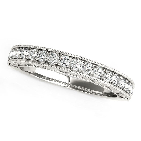 Bids.com 14k White Gold Antique Prong Set Diamond Wedding Ring (1/3 cttw) Rings White Smoke 3 / White Gold,3.5 / White Gold,4 / White Gold,4.5 / White Gold,5 / White Gold,5.5 / White Gold,6 / White Gold,6.5 / White Gold,7 / White Gold,7.5 / White Gold,8 / White Gold,8.5 / White Gold,9 / White Gold
