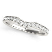 Bids.com 14k White Gold Curved Style Diamond Wedding Ring (1/4 cttw) Rings White Smoke 3 / White Gold,3.5 / White Gold,4 / White Gold,4.5 / White Gold,5 / White Gold,5.5 / White Gold,6 / White Gold,6.5 / White Gold,7 / White Gold,7.5 / White Gold,8 / White Gold,8.5 / White Gold,9 / White Gold