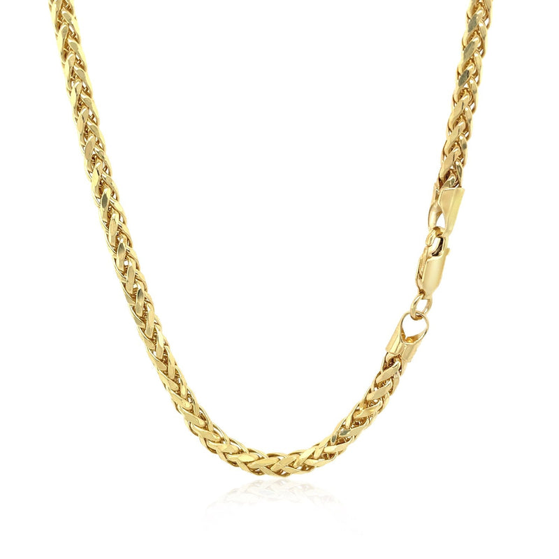 Bids.com 3.15mm 14k Yellow Gold Diamond Cut Round Franco Chain Necklaces White Smoke 18 / Yellow Gold,20 / Yellow Gold,24 / Yellow Gold