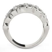 Bids.com Diamond Studded Four Leaf Clover Motif Ring in 14k White Gold (1/4 cttw) Rings White Smoke 3 / White Gold,3.5 / White Gold,4 / White Gold,4.5 / White Gold,5 / White Gold,5.5 / White Gold,6 / White Gold,6.5 / White Gold,7 / White Gold,7.5 / White Gold,8 / White Gold,8.5 / White Gold,9 / White Gold