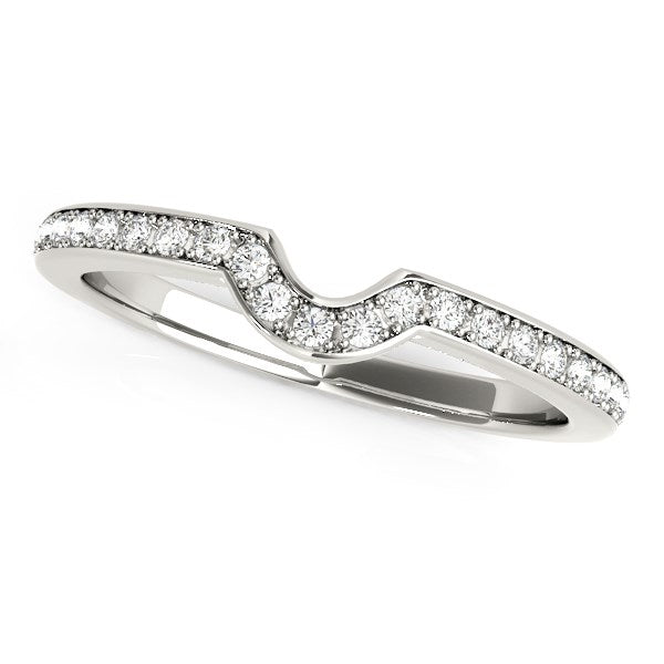 Bids.com 14k White Gold Modern Curved Prong Set Diamond Wedding Band (1/8 cttw) Rings White Smoke 3 / White Gold,3.5 / White Gold,4 / White Gold,4.5 / White Gold,5 / White Gold,5.5 / White Gold,6 / White Gold,6.5 / White Gold,7 / White Gold,7.5 / White Gold,8 / White Gold,8.5 / White Gold,9 / White Gold