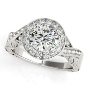 Bids.com Halo Set Diamond Engagement Ring in 14k White Gold (1 5/8 cttw) Rings White Smoke 3 / White Gold,3.5 / White Gold,4 / White Gold,4.5 / White Gold,5 / White Gold,5.5 / White Gold,6 / White Gold,6.5 / White Gold,7 / White Gold,7.5 / White Gold,8 / White Gold,8.5 / White Gold,9 / White Gold