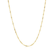 Bids.com 14k Yellow Gold Singapore Chain 1.5mm Necklaces White Smoke 16 / Yellow Gold,18 / Yellow Gold,20 / Yellow Gold,24 / Yellow Gold