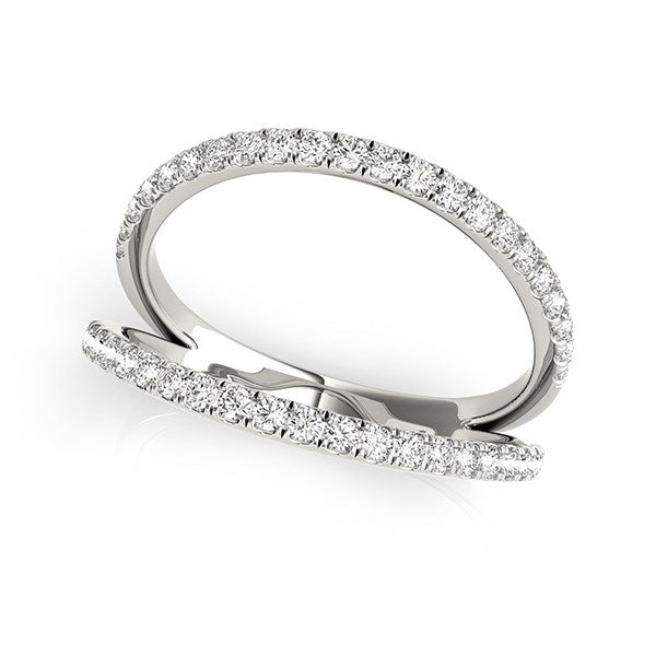 Bids.com 14k White Gold Diamond Split Band Ring (1/4 cttw) Rings White Smoke 3 / White Gold,3.5 / White Gold,4 / White Gold,4.5 / White Gold,5 / White Gold,5.5 / White Gold,6 / White Gold,6.5 / White Gold,7 / White Gold,7.5 / White Gold,8 / White Gold,8.5 / White Gold,9 / White Gold
