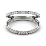 Bids.com 14k White Gold Diamond Split Band Ring (1/4 cttw) Rings White Smoke 3 / White Gold,3.5 / White Gold,4 / White Gold,4.5 / White Gold,5 / White Gold,5.5 / White Gold,6 / White Gold,6.5 / White Gold,7 / White Gold,7.5 / White Gold,8 / White Gold,8.5 / White Gold,9 / White Gold